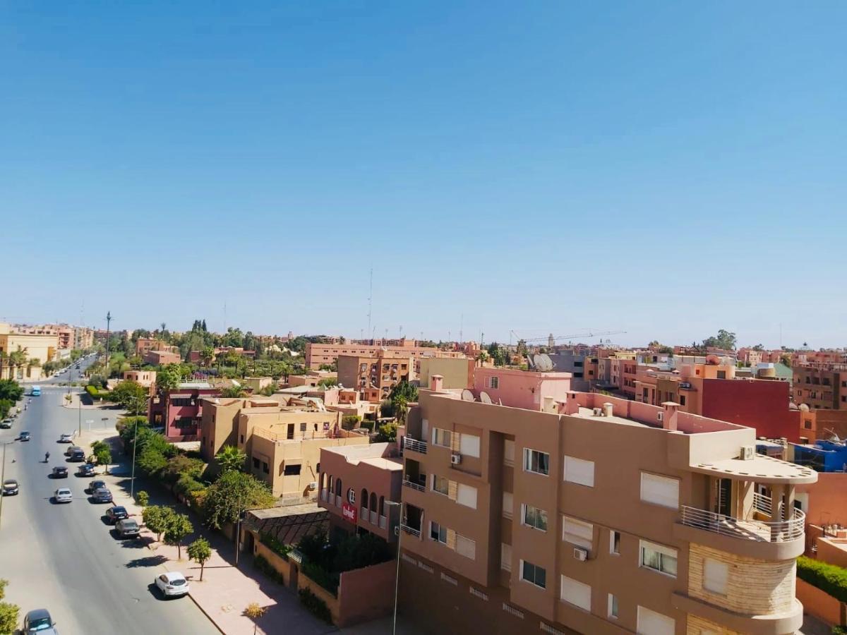 Luxueux Appartement Entre Gueliz Et L'Hivernage Avec Wifi Marrakesh Bagian luar foto
