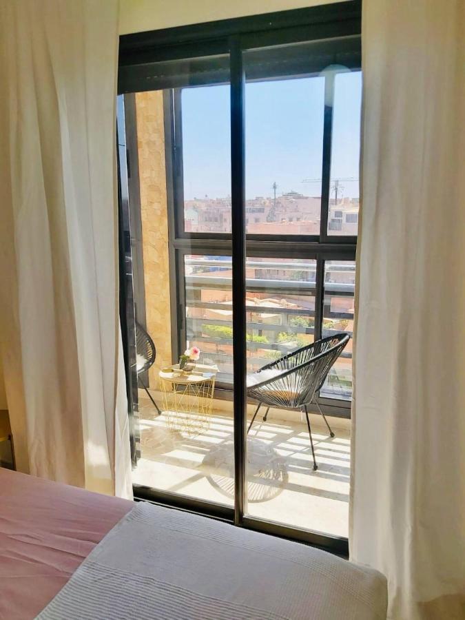 Luxueux Appartement Entre Gueliz Et L'Hivernage Avec Wifi Marrakesh Bagian luar foto
