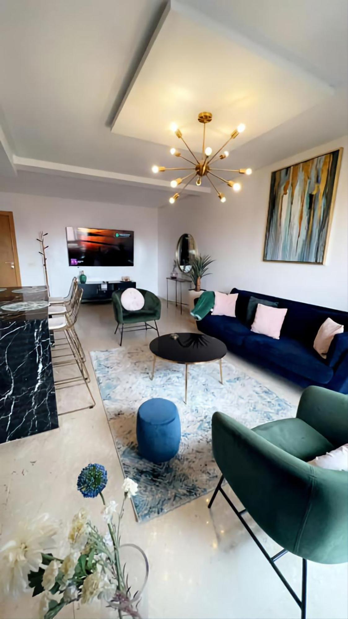 Luxueux Appartement Entre Gueliz Et L'Hivernage Avec Wifi Marrakesh Bagian luar foto